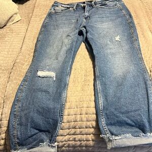 Judy Blue sz 14 W Howdy boyfriend fit Jeans